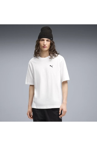 Puma Ess Boxy Tee Beyaz Erkek T-shirt