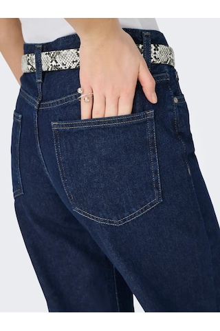 Only Onlella Mw Wide Foldup Kadın Denim Pantolon 15368956 Mavi
