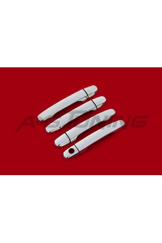 Toyota Corolla Uyumlu Krom Kapı Kolu 2007-2013 4 Kapı Paslanmaz Çelik N11.1060