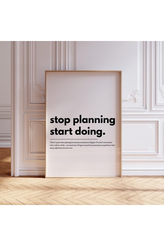 Motivasyon Sözü Sanatı: Planlamayı Bırakın Yapmaya Başlayın &