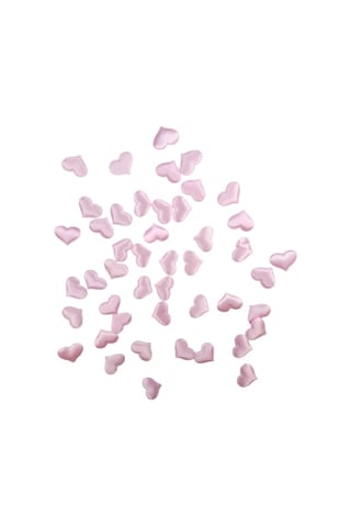 Eventpartystore Masa Serpme Konfeti Kalp Pembe Saten
