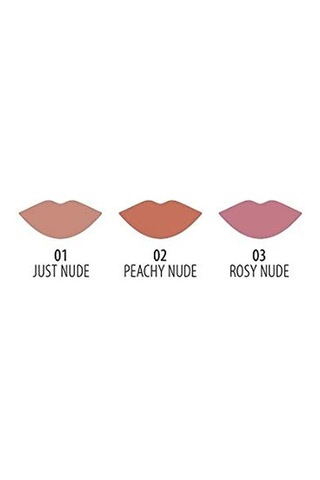 Golden Rose Nude Look Velvety Matte Lipcolor Likit No:03 Rosy Nude Sku: Smg8690010507471