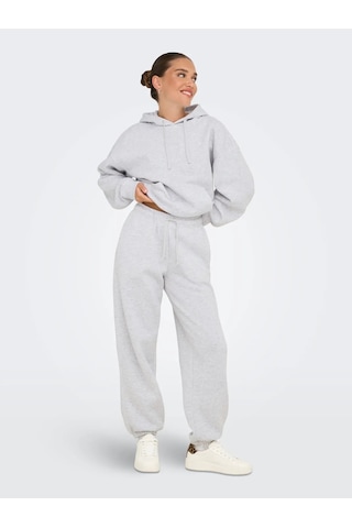 Only Onlbest Cuff Pant Swt Noos Kadın Eşofman Altı 15357504 Gri