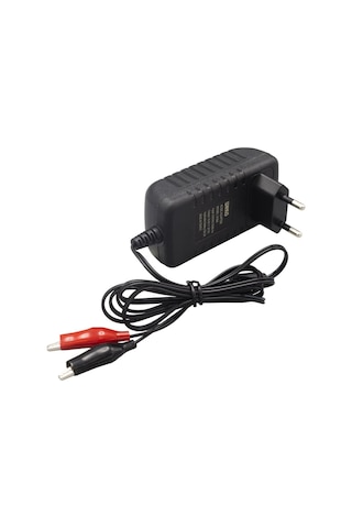 Weko 14.4 Volt - 2 Amper Krokodil Uçlu Kırmızı Yeşil Ledli Yerli Üretim Akü Şarj Cihazı Out :12v-2a