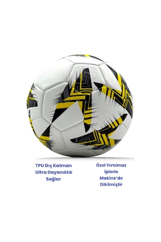 'Futbol Topu Çim Ve Beton Zemin Dikişli  Bsf100 Çok Renkli