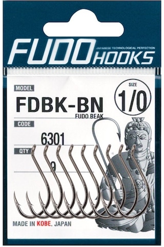 Fudo 6301 Octobus Beak Black Nikel Iğne 5/0