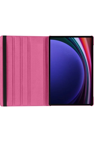 Samsung Galaxy Uyumlu Tab S9 Ultra Sm-x910 Kılıf 360 Dönebilen Standlı Case