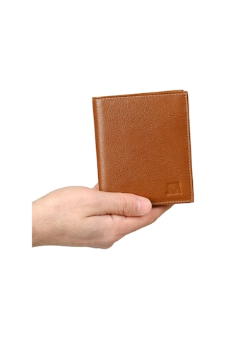 Mft Leather Hakiki Deri Erkek Cüzdan Master 2908 Napa Taba