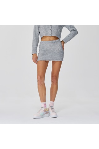 Ace Nayman Jade Knitted Gri Etek