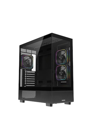 Fazeon F17 850w 80+ Bronze Argb 3x120mm Fanlı Atx Siyah Gamıng Kasa