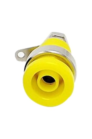 4mm Korumalı Sarı Born Jack - 5 Adet