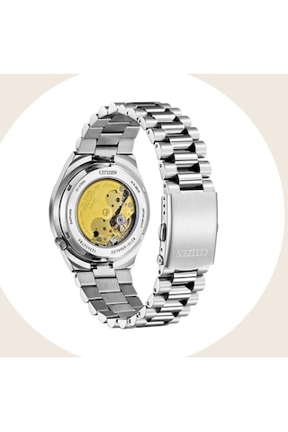 Citizen Nj0151-88z Tsuyosa Otomatik Orange Kadran Erkek Kol Saati Metalik