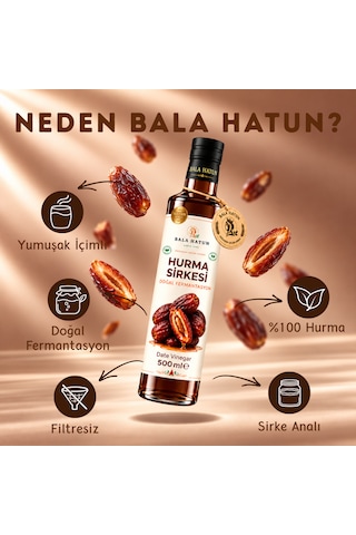 Bala Hatun Hurma Sirkesi 500ml