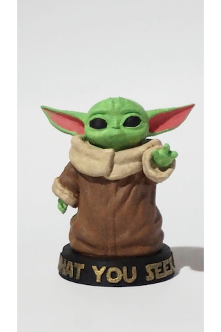 Babyyoda - Dekoratif Biblo Ve 3d Maket Obje 9cm
