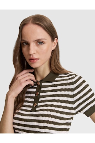 Pierre Cardin Kadın Haki Kazak /triko 50324128-vr027