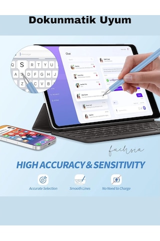 Galaxy Uyumlu  A9 Serisi Dokunmatik Ekran Kalemi Yazı Ve Çizim X210 - X110 Tablet Kalemi