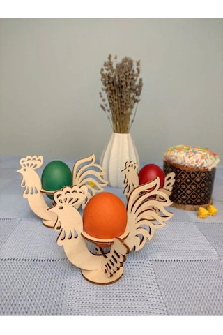 Woodiks Paskalya Yumurtası Standı 152646959 Bej