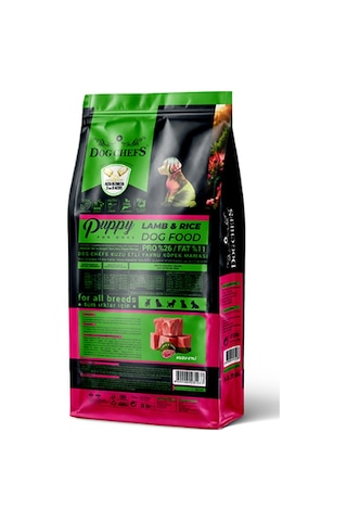 Dog Chefs Kuzu Etli ve Pirinçli Yavru Köpek Maması 15 KG