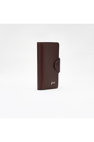 Kahve Cüzdan & Kartlık Unisex 2644 Grande Deri Cüzdan Kartlık kahverengi