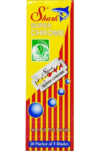 Shark Super Chrome Jilet 100'lü