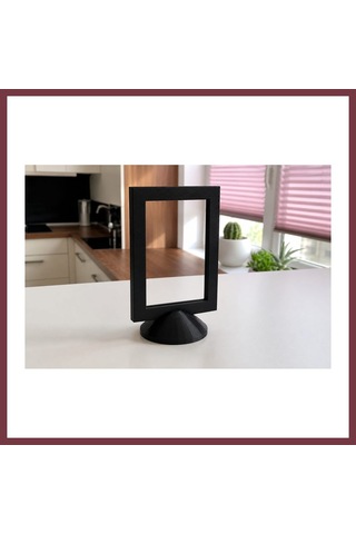 Storeşahin 3d Baskı Modern Fotoğraf Çerçevesi - Masaüstü Ve Raf Üstü Dekoratif Resimlik-siyah Shn0720