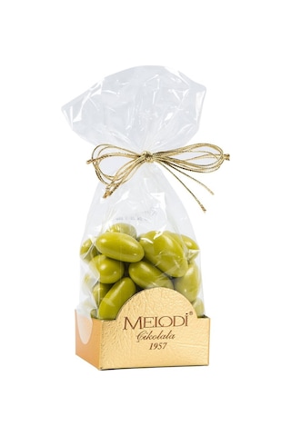 Melodi Çikolata Yeşil Badem Şekeri 500 G
