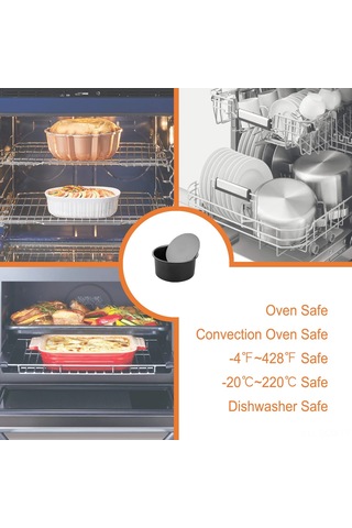 Qingmipy 6 İnç Siyah Anodize Alüminyum Kek Kalıbı - Çıkarılabilir Tabanlı, Anti Yapışkan, Sağlıklı Ve Kolay Temizlenir Siyah