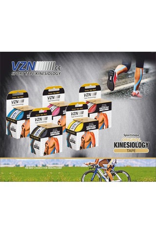 Vzn Kinesio Sport Tape Sporcu Bandı Siyah 5Cm X 5M