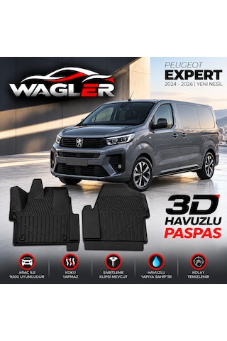 Wagler Peugeot Expert Havuzlu Paspas 2016 Ve Sonrası