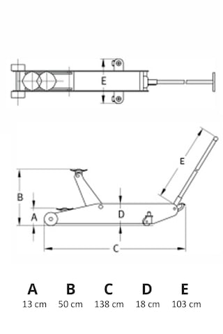 3 Ton Uzun Şase Kriko Gpt114