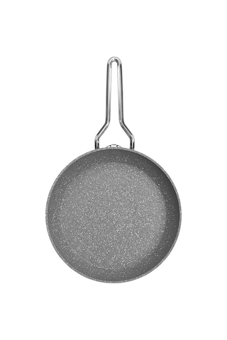 Amboss Shadow 7 Parça Yanmaz Yapışmaz Ezme- Granit Tencere Seti - Gri