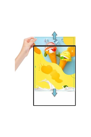 Pm-21757 Ledli A1 Değiştirilebilir Reklam Poster Çerçevesi Tabela