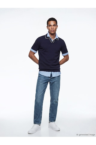 Lcw Jeans İndigo 720 Dad Fit Erkek Jean Pantolon