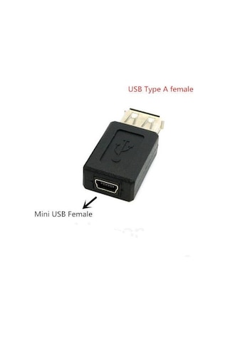 Mini Usb Dişi-Usb Dişi Çevirici Mini Usb Dişi-Usb Dişi Çevirici