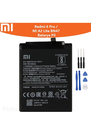 Xiaomi Mi A2 Lite Pil Batarya ve Tamir Seti Bn47