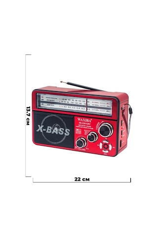 Nostaljik Radyo Waxıba Nostaljik Radyo Bluetooth Fm Usb Xb-2301rt