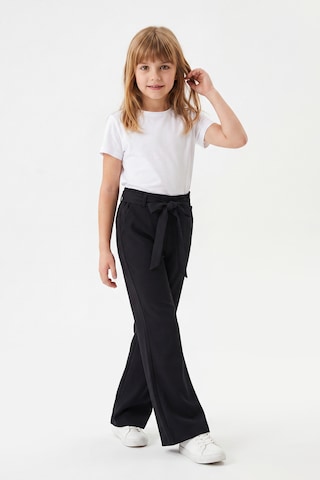 Joy Kids Kız Çocuk Bağlamalı Kumaş Pantolon 9-14yaş Siyah