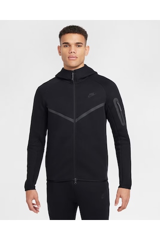 Nike Tech Fleece Hoodie Erkek Sweatshirt Sİyah