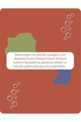 Pureal Oksijenli Hijyen Spreyi 950 Ml Tekli