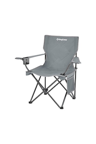 Kingcamp Lotus Comfort Konforlu & Takviyeli Kamp Sandalyesi Grey Gri