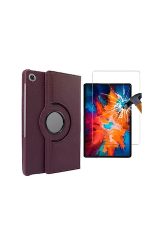 Lenovo Tab M10 Plus Tb125fu 10.61 3.nesil Zaaj0353tr Kılıf + Ekran Koruyucu Arka Kapak