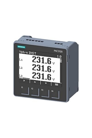 7km3120-1ba01-1ea0 Enerji Analizörü Pac3120 Lcd 96x96 Mm