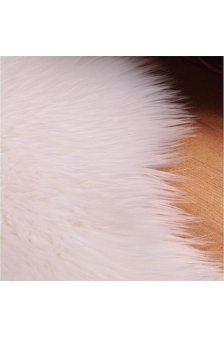 Soft Peluş Kuzu Postu Beyaz