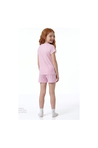 Penti Açık Pembe Kız Çocuk Cherry,Berry Pamuklu 2'li Pijama Takımı