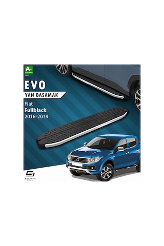 S-dizayn Fiat Fullback Evo Krom Yan Basamak 193 Cm 2016 Üzeri