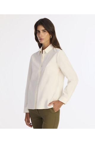 Yargıcı Regular Gömlek Yaka Uzun Kol Gömlek 25kkgm6031x 002 Beyaz