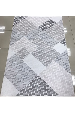 Merinos Halı Vista 76595 095 Serisi Triko Akrilik Salon Oturma Yatak Odası Halısı Gri
