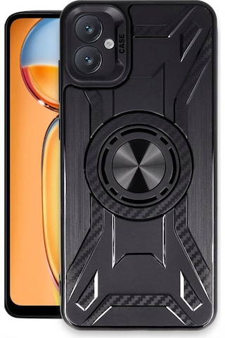 Newface - 30 - Samsung Galaxy Uyumlu A05 Kılıf Lincoln Silikon - Csmo-tex - - Siyah Sıyah