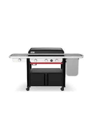 Weber Slate Gpd 76 Cm Premium Griddle Side Burner'lı Plancha-194 Siyah