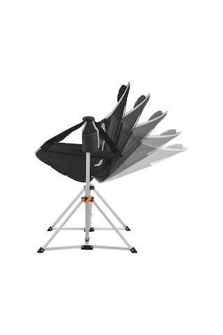 Kingcamp Orchid Salıncaklı Katlanır Kamp Sandalyesi Black/grey Gri - Siyah